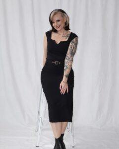angeladellariasalons | Dellaria Salons Angela hair stylist on the Dellaria Salons team in Massachusetts studio portrait