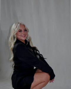 Meet Jaylynn Dellaria Salons Team | Dellaria Salons Jaylynn hair stylist on the Dellaria Salons team in Massachusetts professional studio portrait